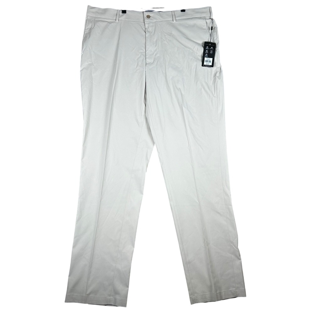Walter Hagen Perfect 11 Golf Pants Mens 42x36 Big Tall Stone Khaki Straight Fit